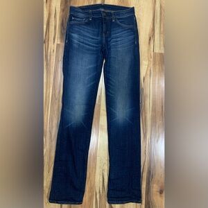 Denim & Supply Ralph Lauren Jeans Womens 27/32 Blue Flag Patch Dark Wash Denim